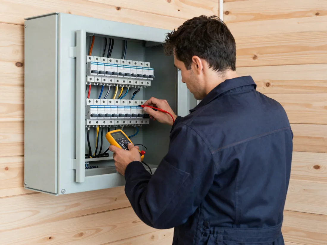 Tablero eléctrico revisado por Full Servic